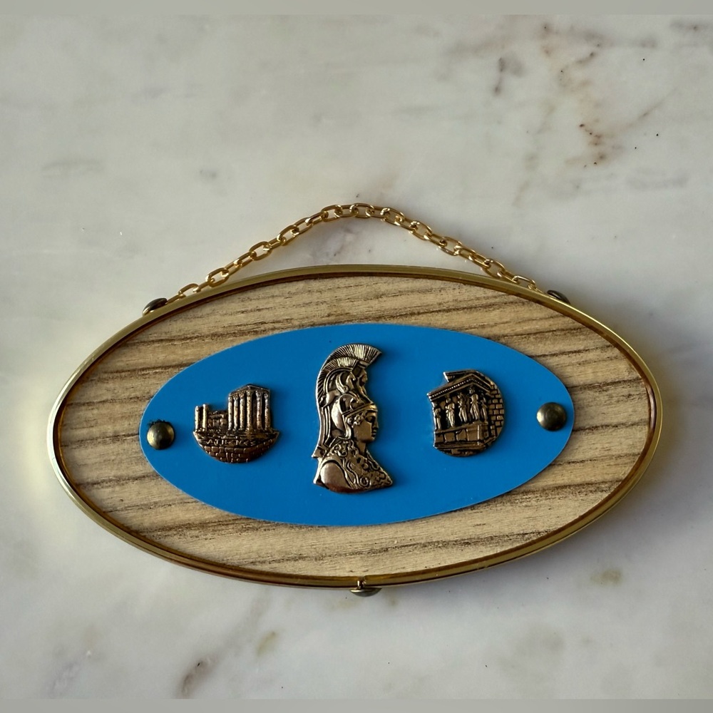 Midcentury wall plaque